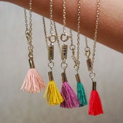 Image of made by lennebelle single tassel bracelet