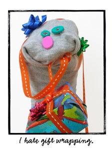 Image of I hate gift wrapping.