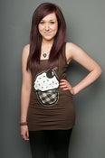 Image of Cupcake Vest Dress - Girls Brown
