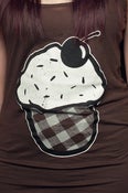 Image of Cupcake Vest Dress - Girls Brown