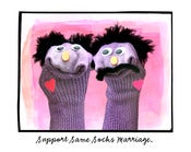 Image of Support Same Socks Marriage.