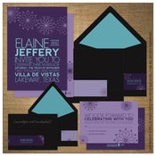 Image of Invitations | Wedding<BR>{Starlight Flower}