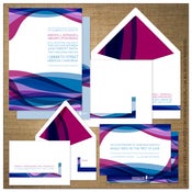 Image of Invitations | Wedding<BR>{Sassy Waves}