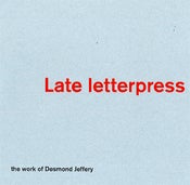 Image of Late letterpress