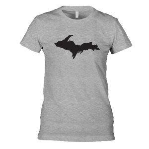 Image of Women's Upper Peninsula T-shirt - Heather Gray