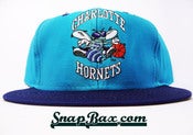Image of VINTAGE CHARLOTTE HORNETS AJD SNAPBACK