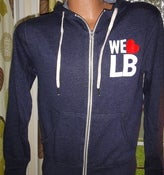 Image of We Love LB "heathered" Zip Hoody