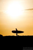 Image of Surfer Silhouette.
