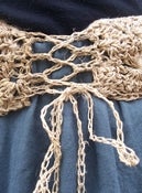 Image of Scallop Shells Sari Silk or Hemp Hip Belt Pattern