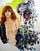 Image of Amber with Leopard