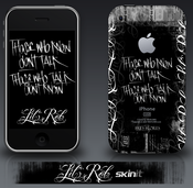 Image of LILROB LYRIC SERIES - IPHONE 3G SKIN