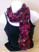 Image of Sari Silk Cowl with Buttons Pattern By Chriss!