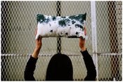 Image of :::storm::: hand-dyed rectangle pillow