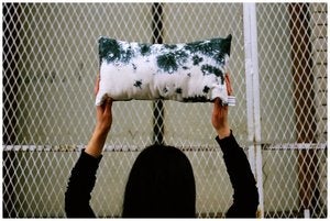 Image of :::storm::: hand-dyed rectangle pillow