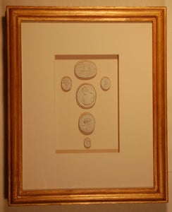 Image of Framed Intaglios - "Hanna Riley" Design