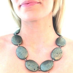 Image of INCA DIVA PRINCESS: PYRITE NECKLACE