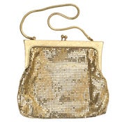 Image of Vintage 50s Gold Mesh Evening Bag