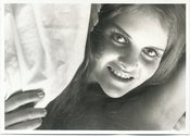 Image of False eyelashes real beauty.