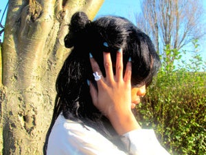 Image of Cute Adjustable Bunny Rabbit Ring