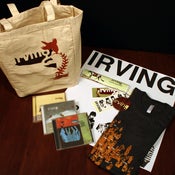 Image of Irving CDs, t-shirt & tote pack