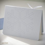 Dashed Snowflake Holiday Card {#144}