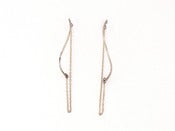 Image of treble cleft earrings