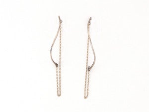 Image of treble cleft earrings