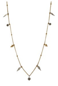 Image of Simple Chain Necklace, Gold Fill w. Sterling Silver, 16"