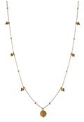 Image of Large Berry Simple Chain, Sterling Silver w. Vermeil, 18"