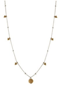 Image of Large Berry Simple Chain, Sterling Silver w. Vermeil, 18"
