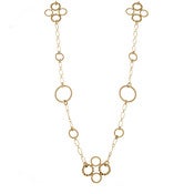 Image of Circle Cross Chain, Gold Fill & Vermeil
