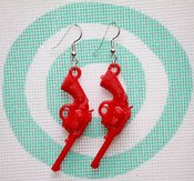 Image of Revolver earrings - red