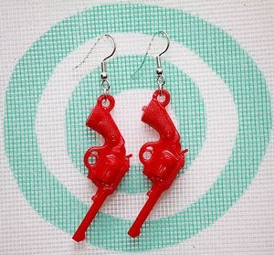 Image of Revolver earrings - red