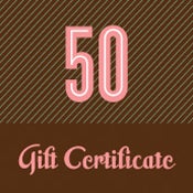 Image of Gift Certificate - $50