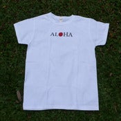 Image of ALOHA FOR JAPAN RELIEF WOMENS TEE BY GRP HOME