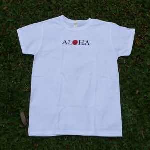 Image of ALOHA FOR JAPAN RELIEF WOMENS TEE BY GRP HOME