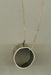 Image of Solid Sterling Silver Hammered Band Pendant-"To Live..."