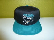 Image of VINTAGE SAN JOSE SHARKS SNAPBACK DEADSTOCK