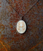 Image of Large Scrimshaw Pendant with Octopus