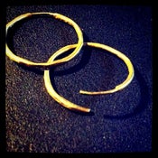 Image of 14k Gold Endless Hoop Earrings