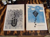 Image of Anchor & Kite (Woodblock Poster Print)