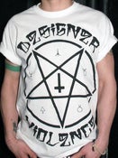 Image of Designer Violence Pentagram - White