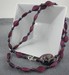 Image of Burgundy Lampwork and pearls