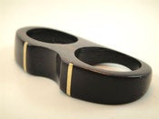 Image of Two finger ring, any size, any wood available.