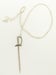 Image of Solid Sterling Silver Cocktail Sword Pendant
