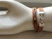 Image of Hand-Stitched + Beaded Wrap-Around Leather Bracelet