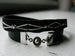 Image of Hand-Stitched + Beaded Wrap-Around Leather Bracelet
