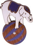 Image of Elephant on ball