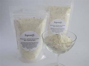 Image of Buttermilk, Oatmeal and Lavender Bath Soaking Salts