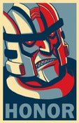 Image of Dinobot "HONOR" poster